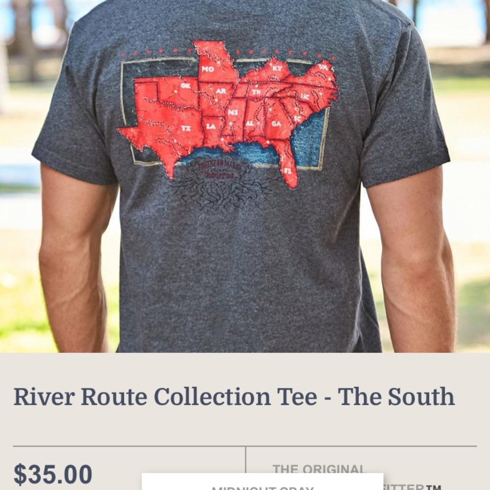 Men’s never worn southern marsh shirt